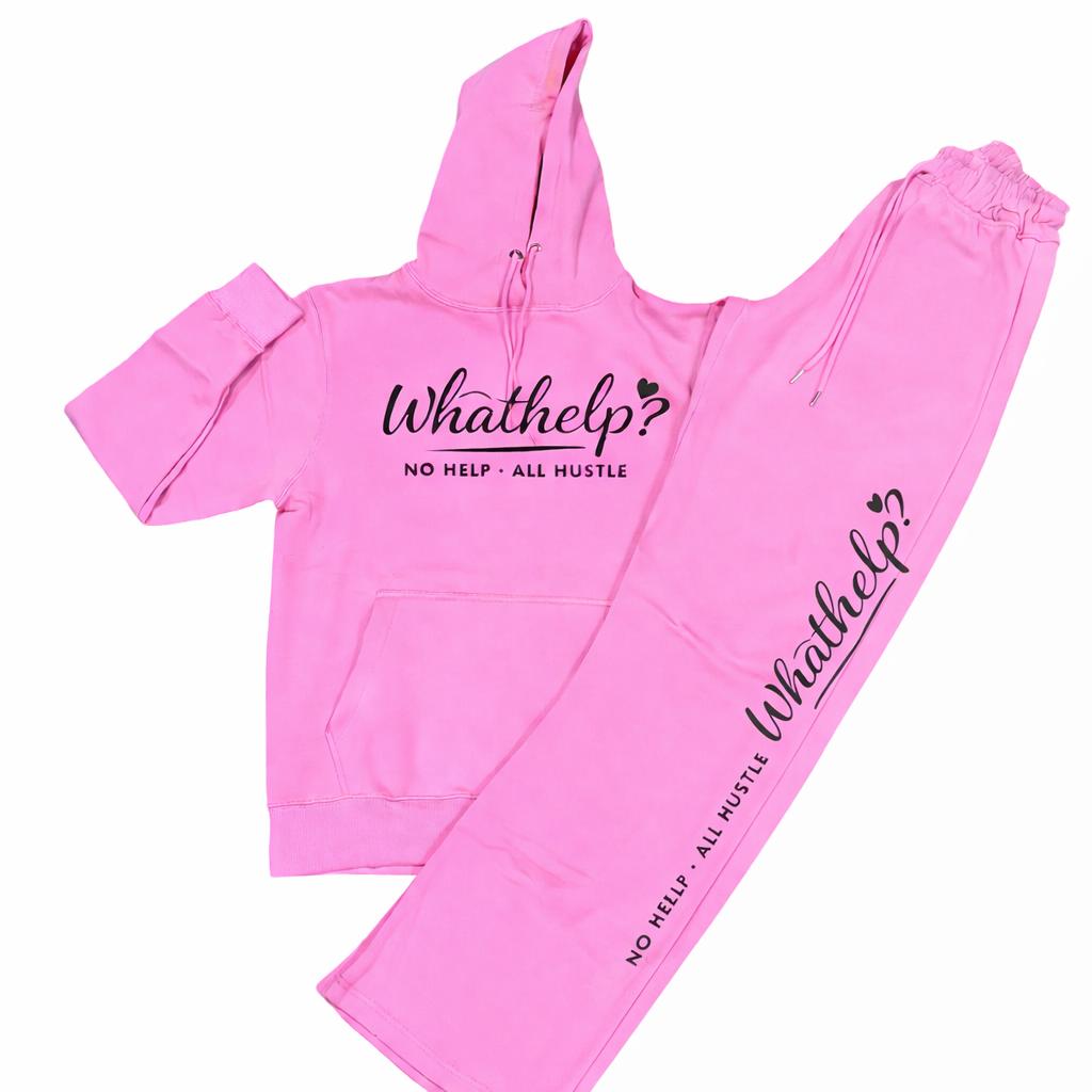 Women's Pink Jogger Set