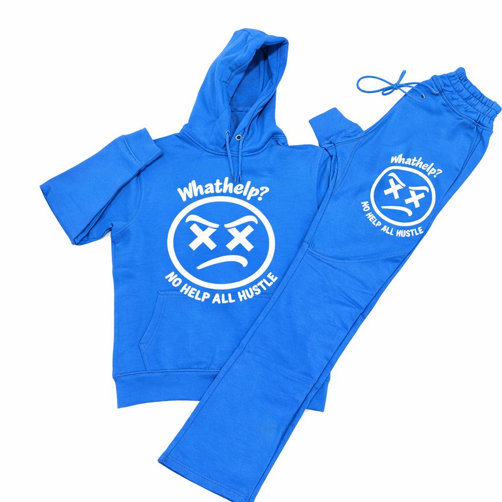 Blue Jogger Set ( Flare Leg)