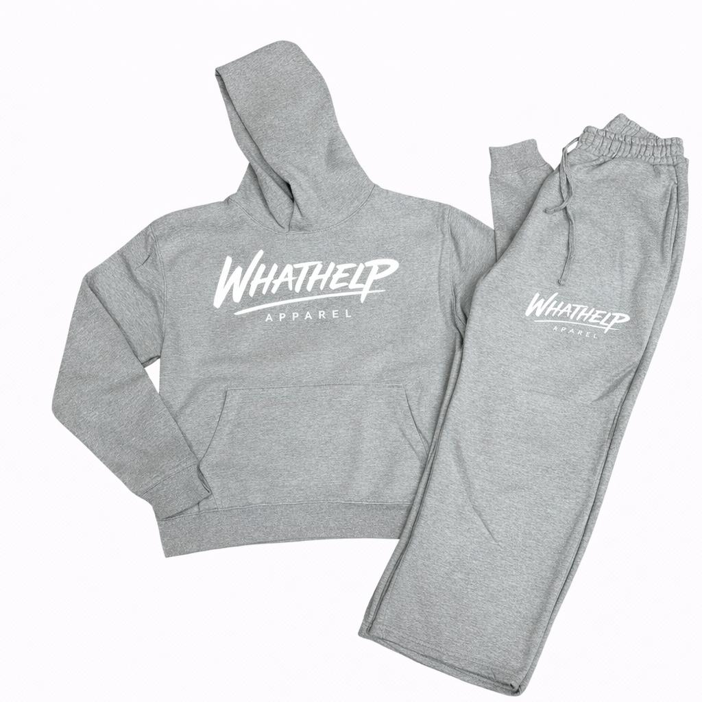 Grey Jogger Set ( Straight Leg)