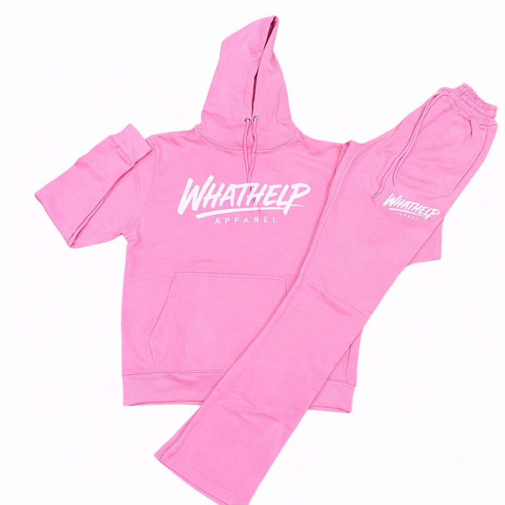 Pink Jogger Set (Flare Leg)